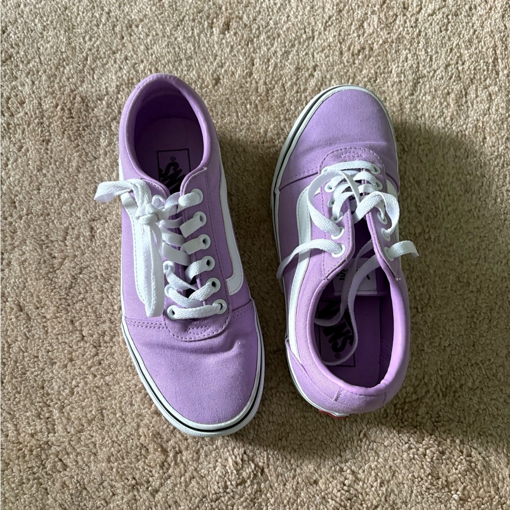 Vans Women's Lavender Canvas Sneakers